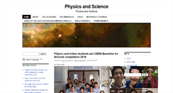 Desktop Screenshot of physicsandscience.com